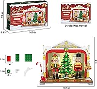 Vista 6 de Calendario de Adviento 2023 - Juego de bloques de construcción – The Nutcracker 24 cajas de 1966 piezas, calendario de Navidad, juego