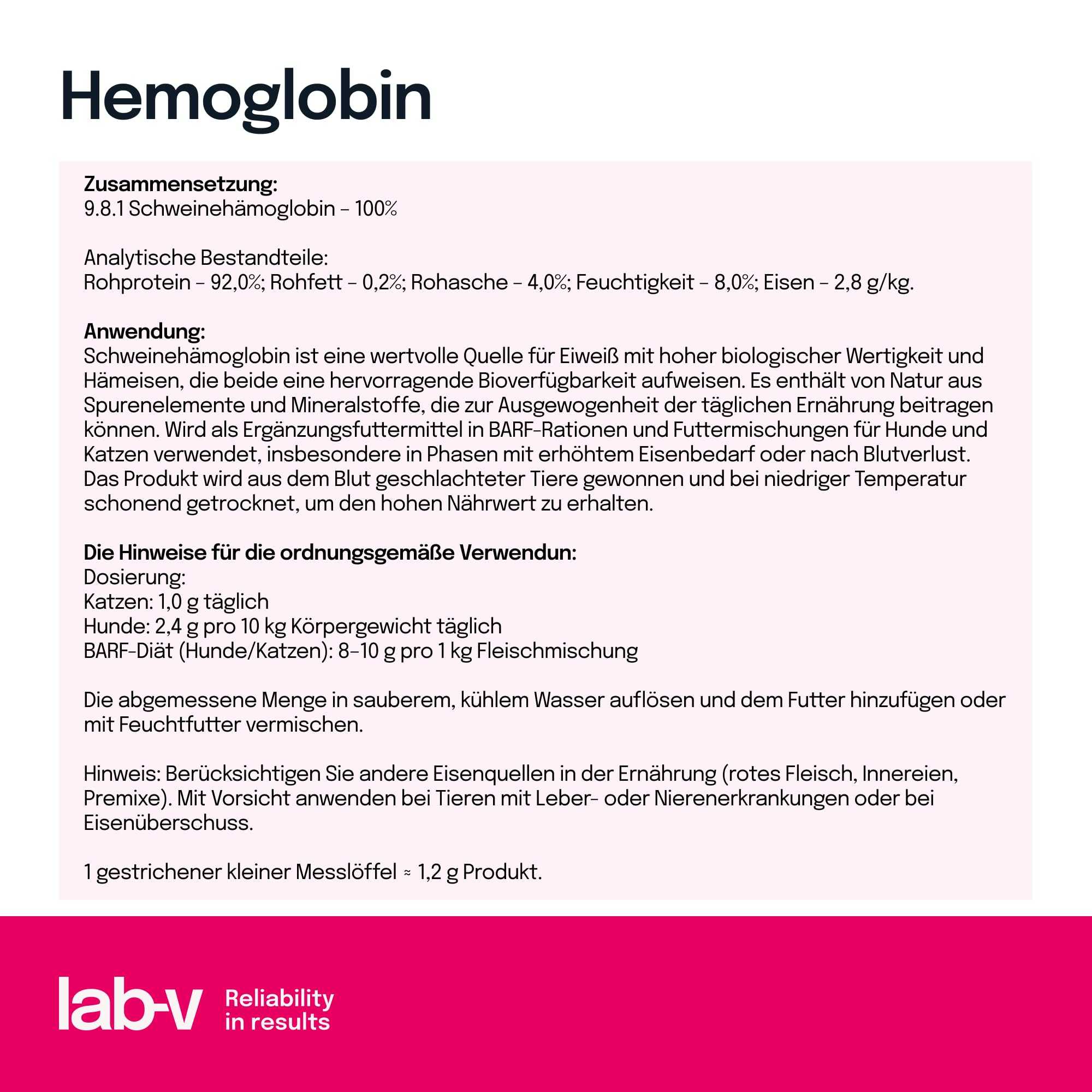 Lab-v Barf-Zusatzset für Katzen – Komplettpaket mit 9 Ergänzungen: Taurin, Algen, Calcium, Öl, Hämoglobin, Salz u. v. m. – Ergänzungsfuttermittel für Barf-Fütterung
