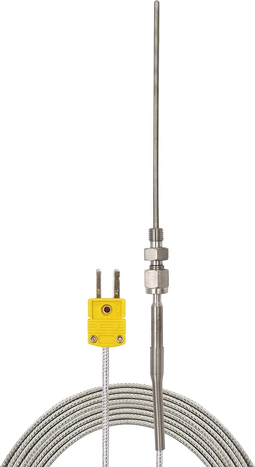 PerfectPrime TL1813 K-Type Sensor Probes Metal HeadProbe for K-Type Probe Thermocouple Sensor & Meter in Temperature Range from 0 to 1000 °C