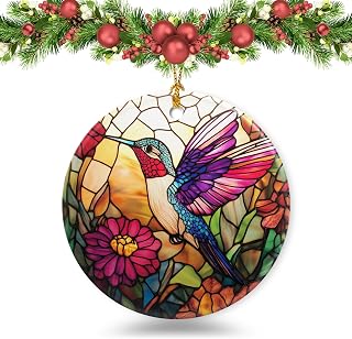 Hummingbird Christmas Ornaments 2024,Ornaments for Christmas Tree,Holidays adornos de Navidad,Hummingbird Decor,Gifts Idea,Xmas Gifts for Women Men