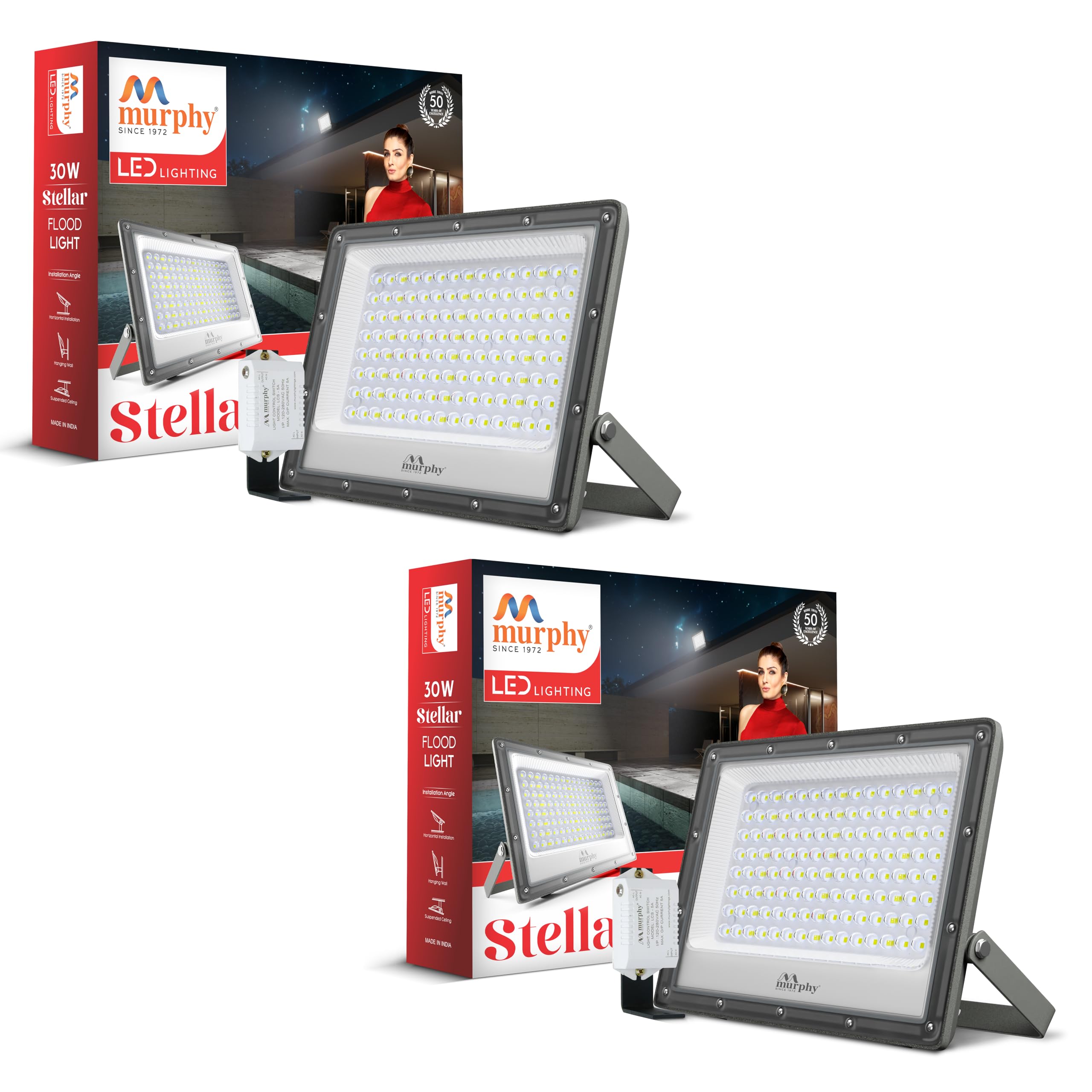 Murphy Stellar LED Flood Light - Day-Night Sensor -18