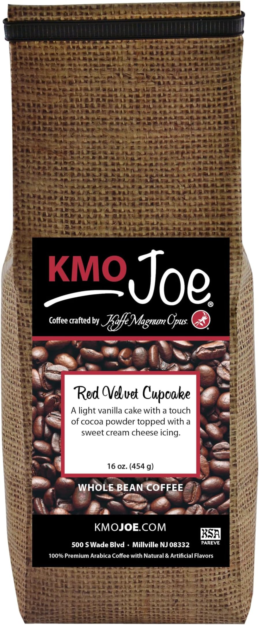 Kaffe Magnum Opus 667398000717 Red Velvet Cupcake Flavored Coffee - WholeBean