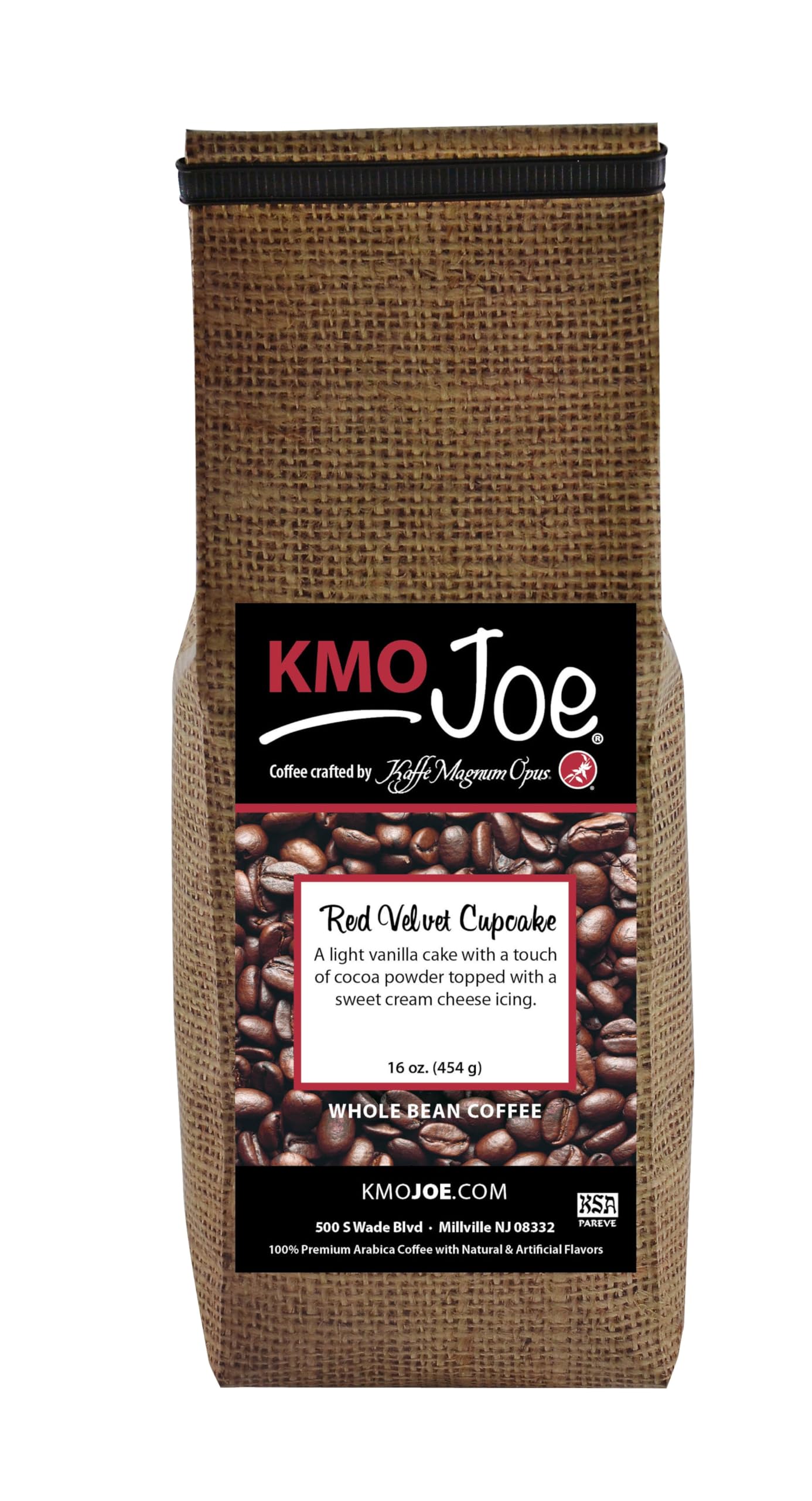 Kaffe Magnum Opus 667398001172 Red Velvet Cupcake Flavored Coffee