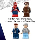 LEGO ǀ Marvel La Scène du Train de Spider-Man et Docteur Octopus - Jouet avec 4 Minifigurines - Décoration - Cadeau de Super-Héros Collector pour Garçon ou Fan du Film dès 9 Ans 76321 - 5