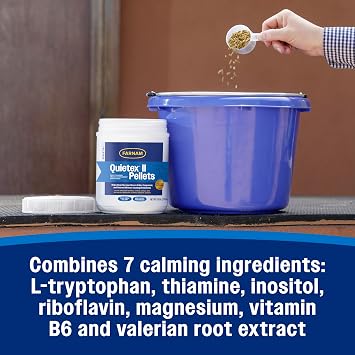 Farnam Quietex II Pellets Daily Horse Calming Supplement, 26 Day Supply