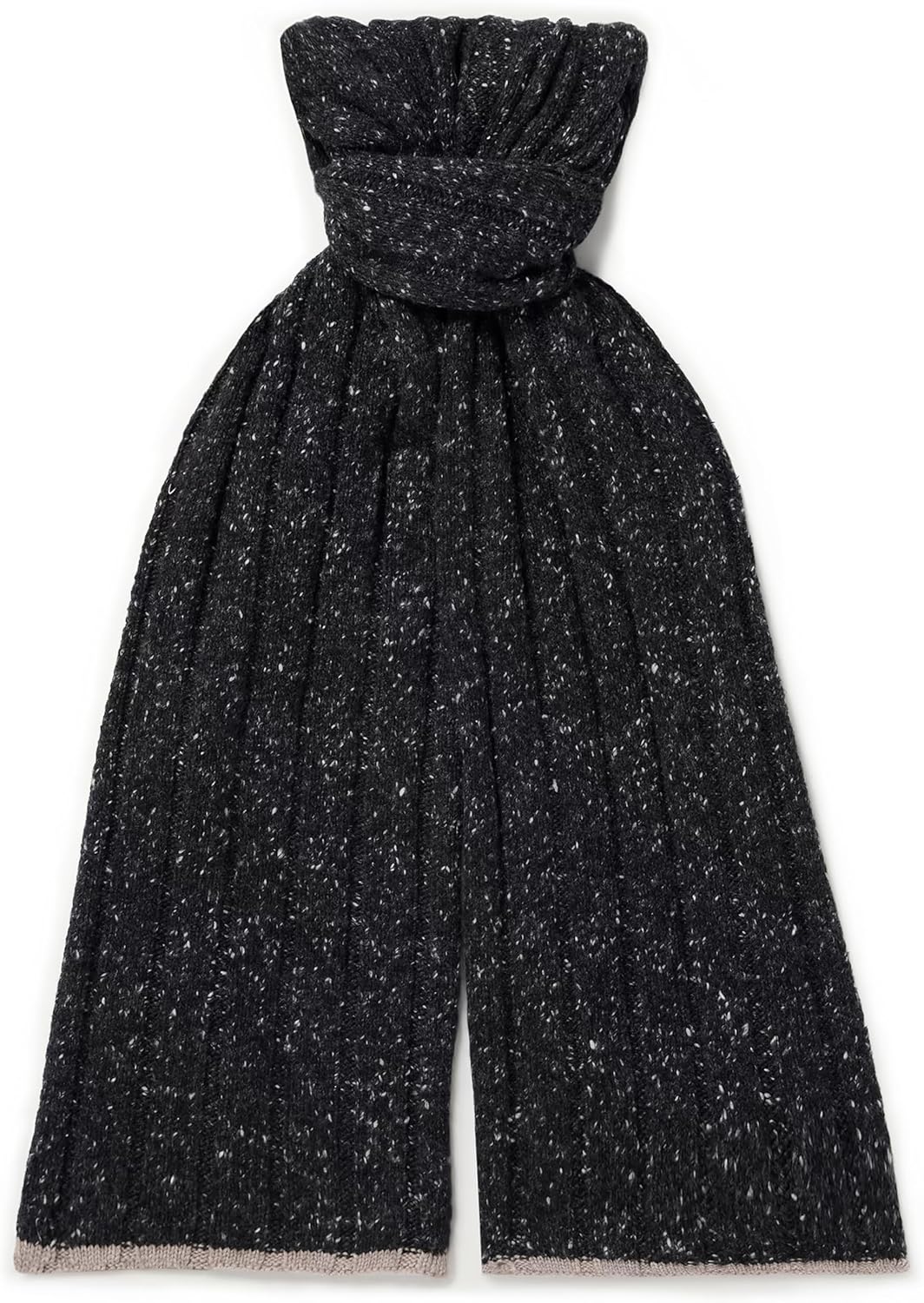Mens Wool Scarf Winter Knitted Scarves Warm for Cold Weather with Gift Box