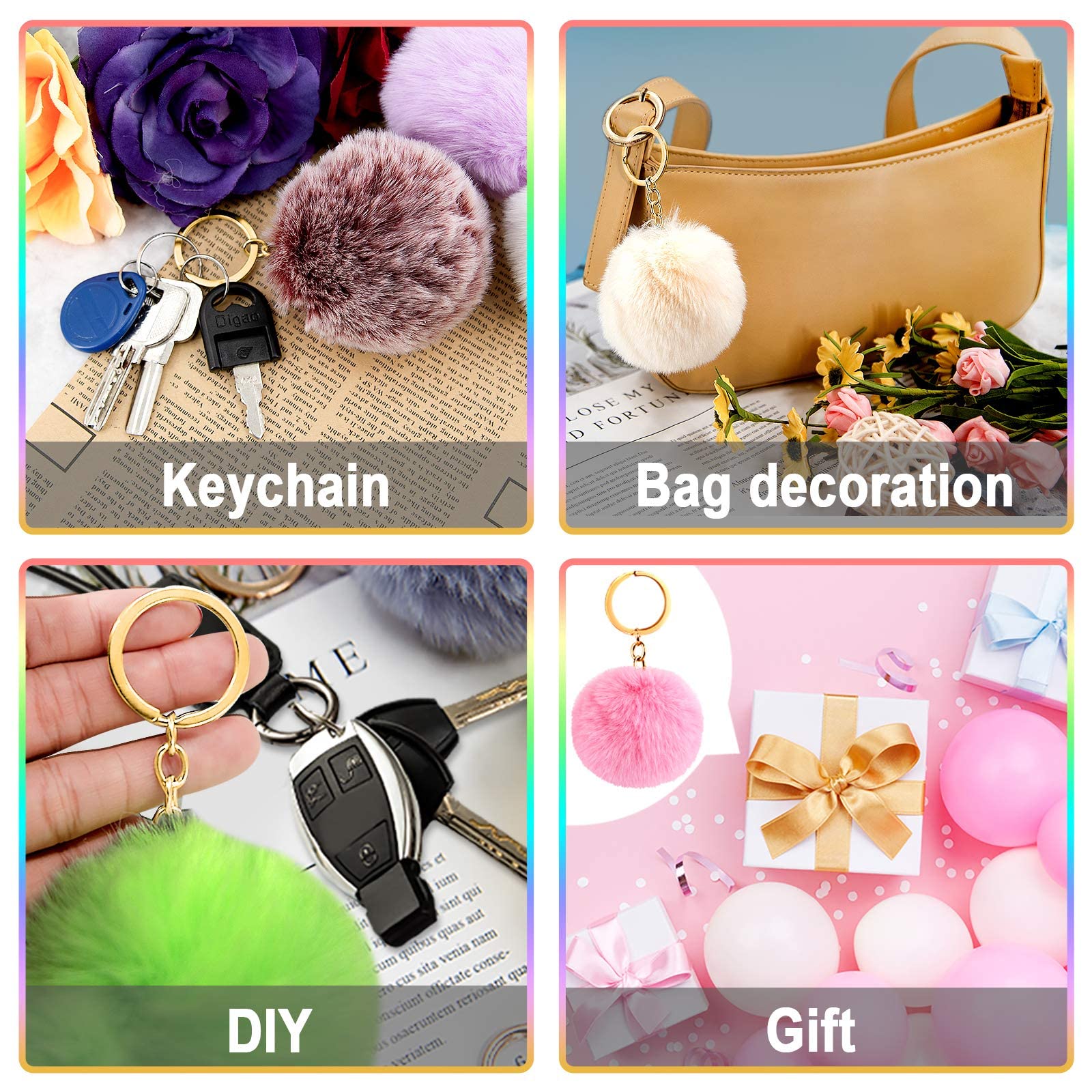 Portachiavi Moto Kawasaki Borsa Charm Pelliccia Di Coniglio Portachiavi Borse Ciondolo Portachiavi Moto Yamaha