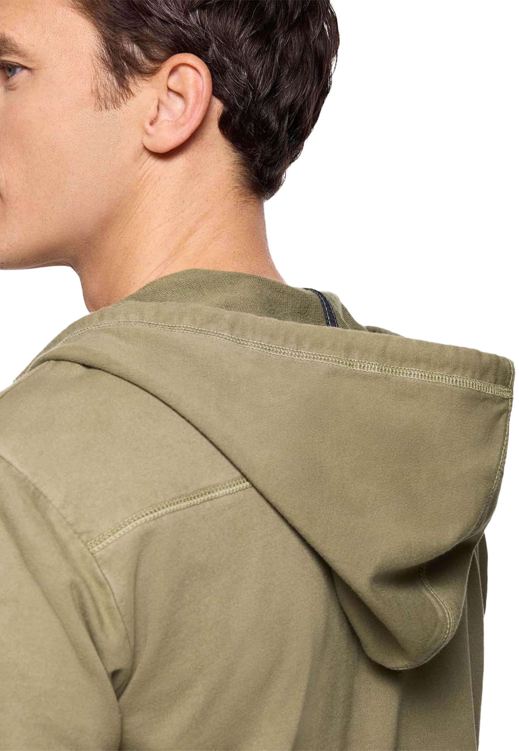 KOALA BAY | Wilbur | Sudadera Hombre Caqui con Capucha | Sudadera con Cremallera Casual | Ropa Cómoda de Uso Diario | Moda Hombre