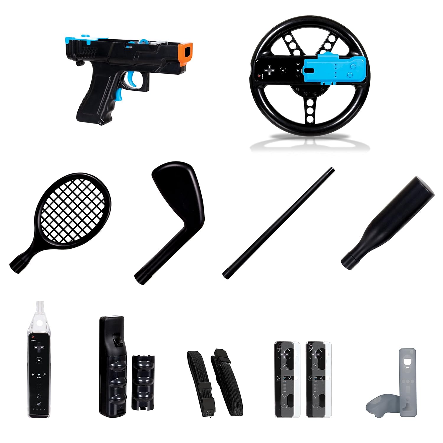 dreamGEAR Nintendo Wii 15-in-1 Player's Kit Plus (black)