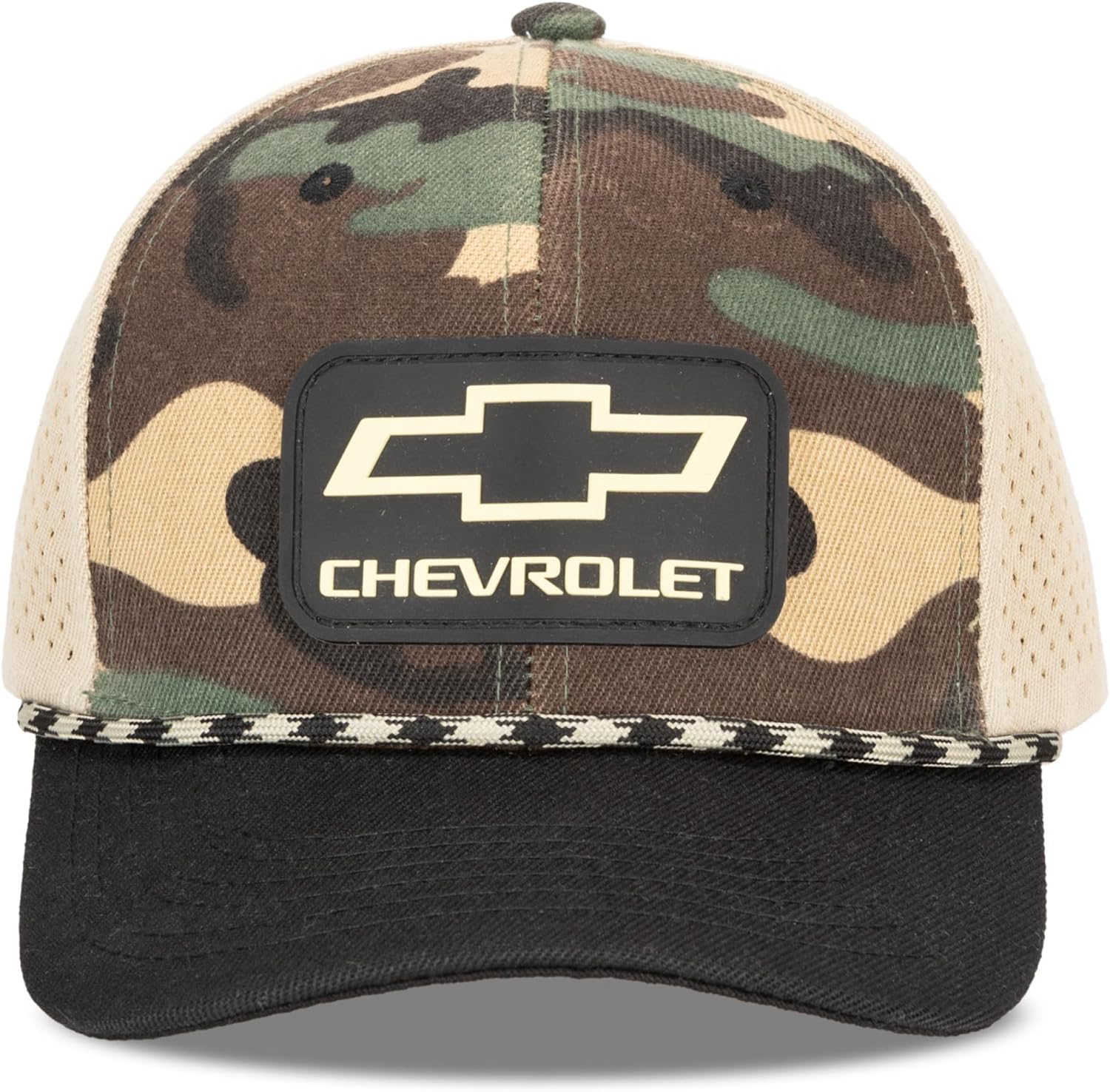 Chevrolet Rubber Patch Camo Rope Hat - Image 2