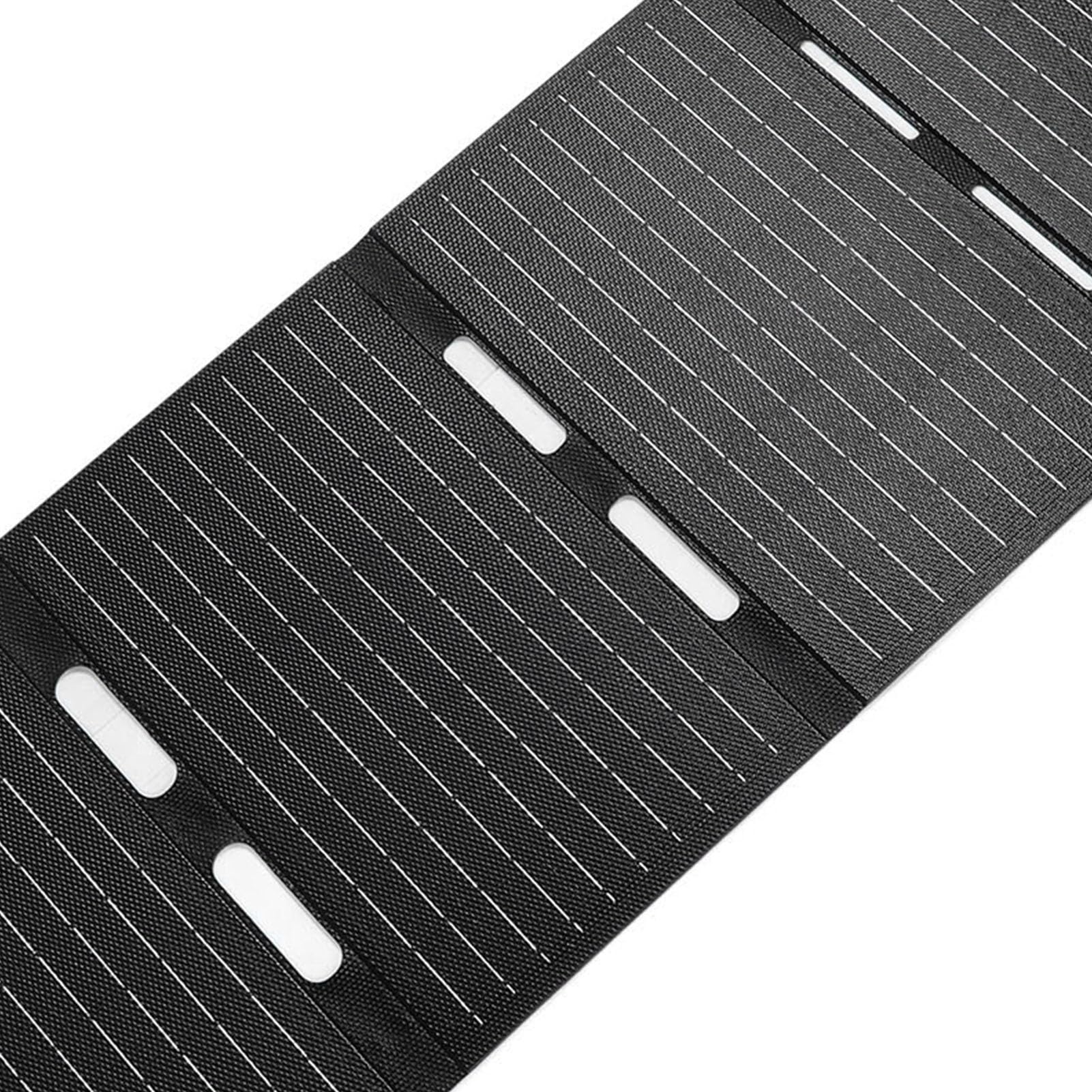 Pongnas Panneau Solaire Portable 60W Pliable, Silicium Monocristallin, pour