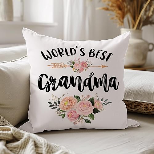 Miniatura 3 de Fundas de almohada decorativas para regalo para abuela, el mejor regalo para la abuela, para mamá, día de la madre, Navidad, vacaciones, fundas de