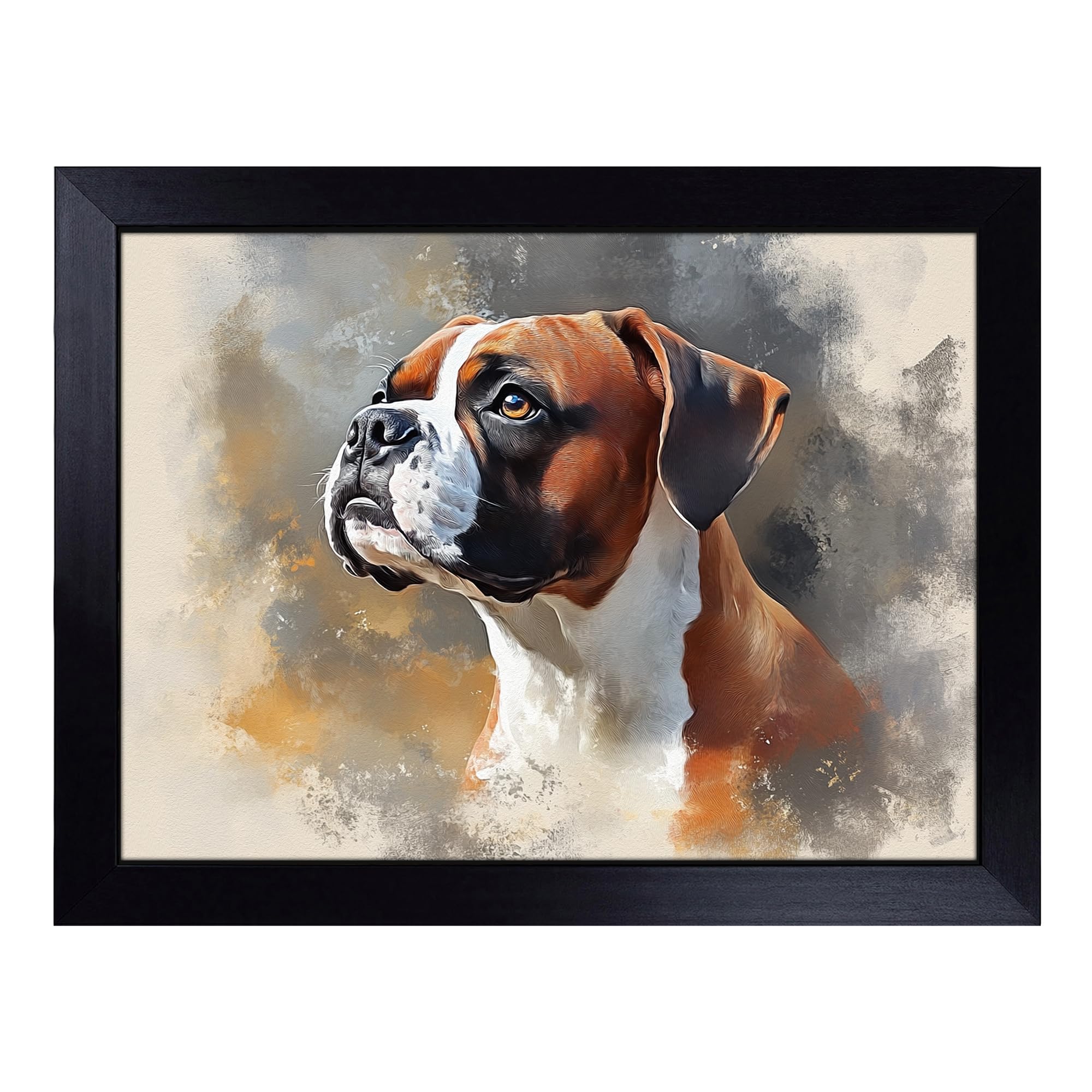 Boxer Dog Vol.1 | Lap Tray with Padded Cushion, Portable Surface with Bean Bag Base, Perfect Surface for Working, Crafting, TV Eating and Laptop Use