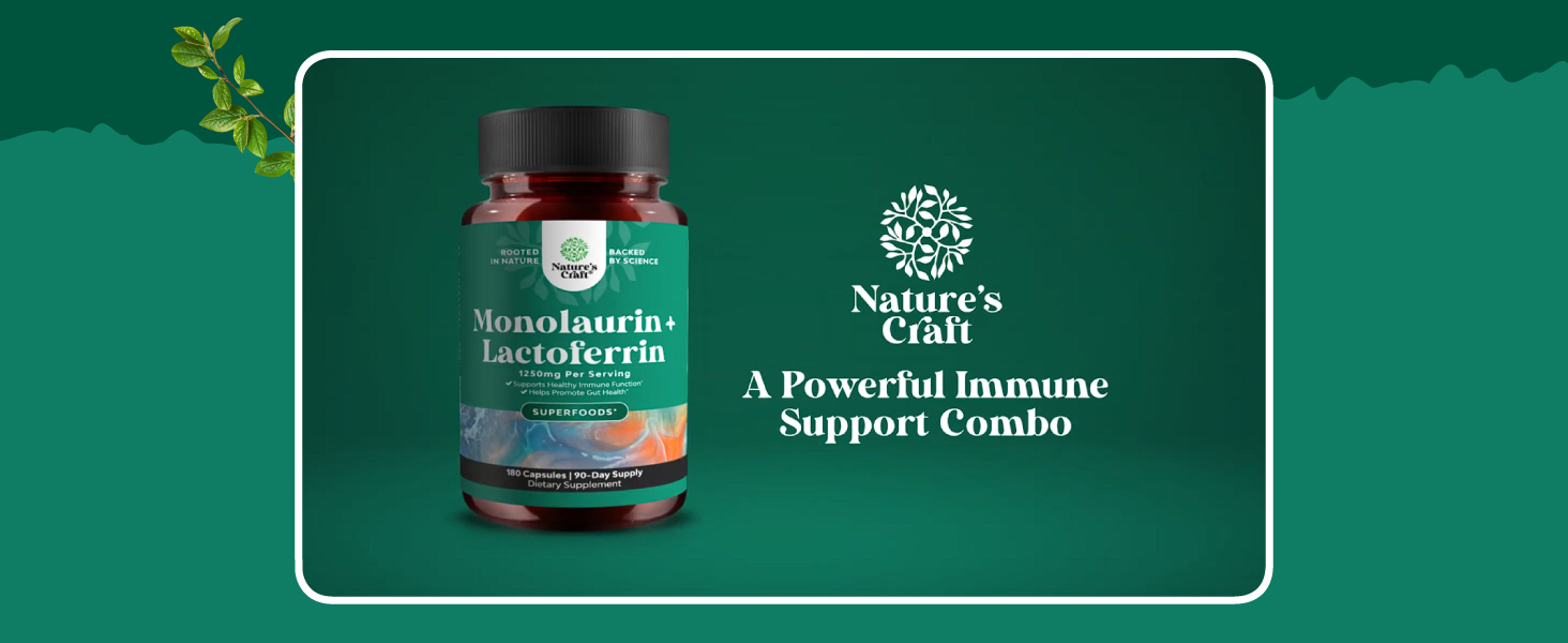 Amazon.com: High Strength Lactoferrin & Monolaurin Supplement