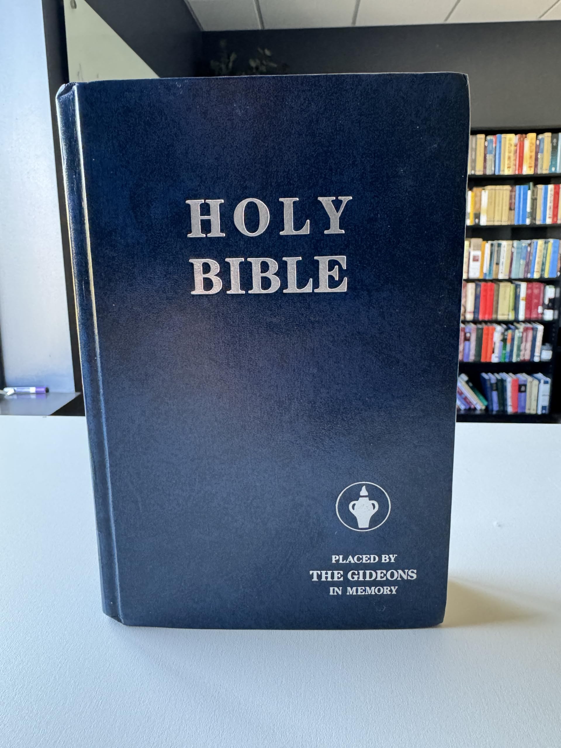 Holy Bible-Placed by The Gideons Hardcover – January 1, 1985