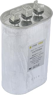 Run Capacitor, 35+5 MFD, 440/370V, Oval