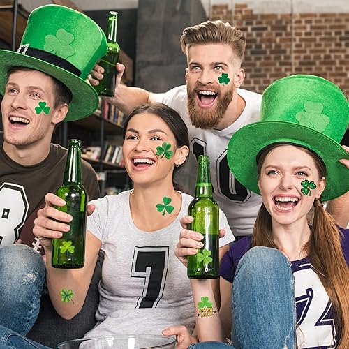 Miniatura 3 de 240 tatuajes temporales de trébol para niños calcomanías de seguridad impermeables a granel juguetes de tatuaje temporales para niños la mejor