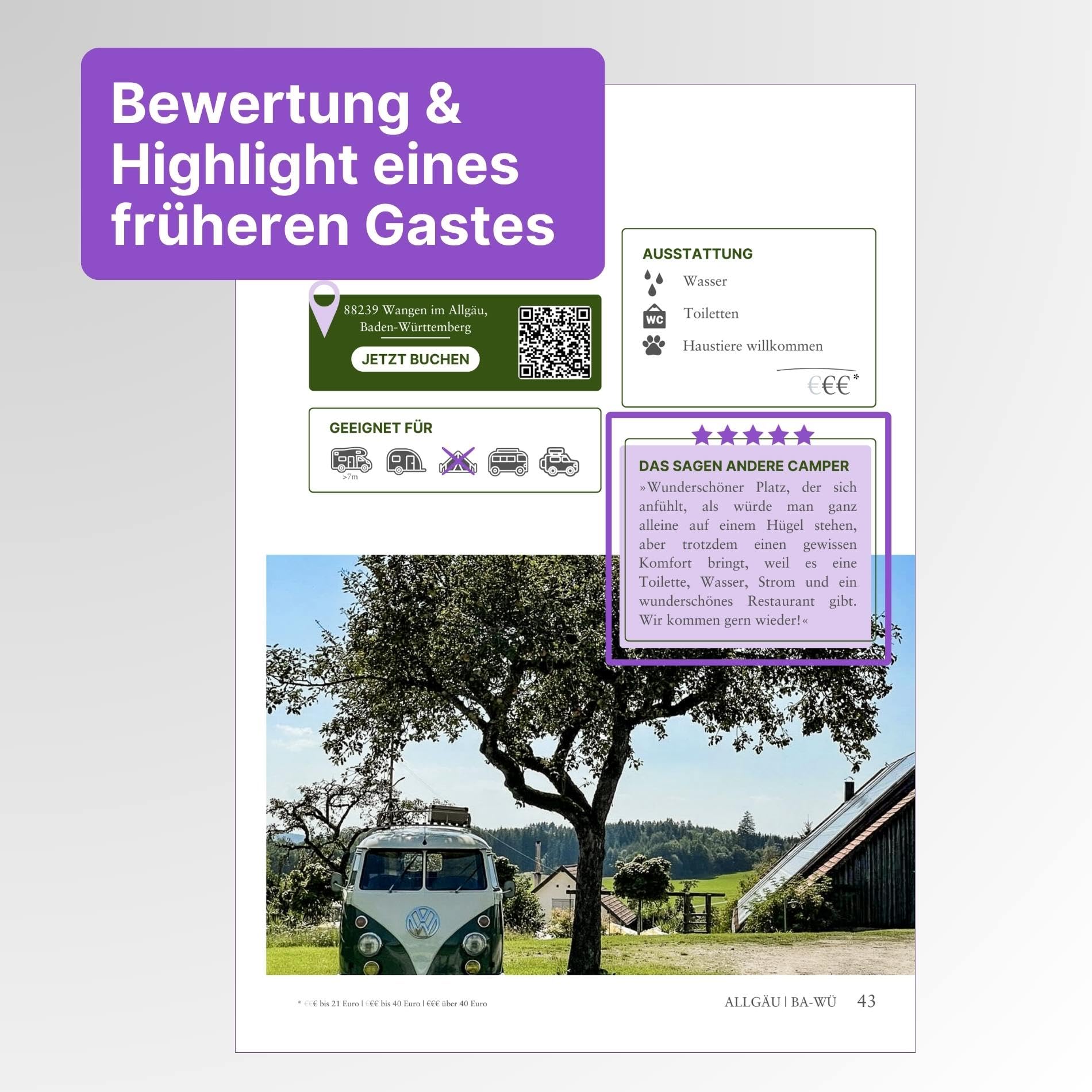 Camping beim Winzer: 50 traumhafte Stellplätze auf Weingütern & in den Weinbergen für Wein-Genießer