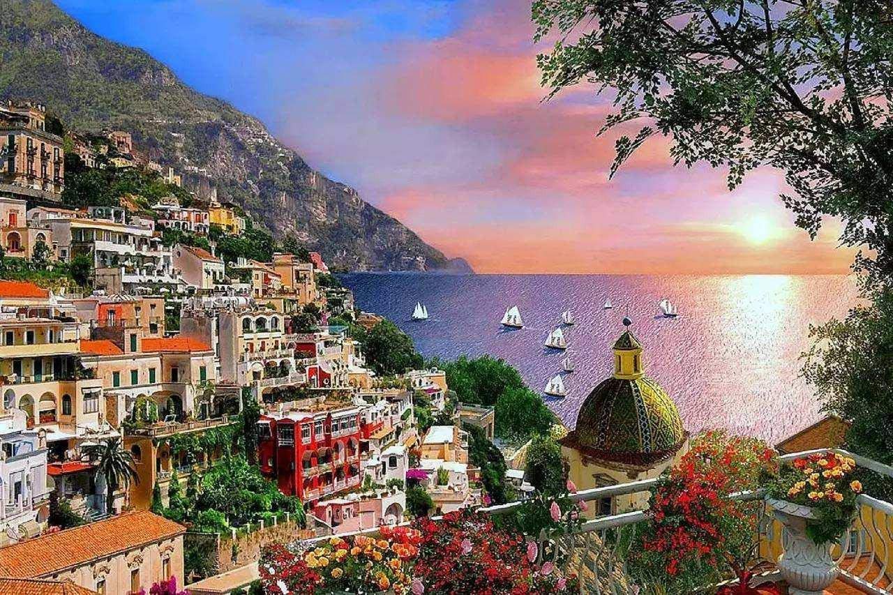 Kit Peinture Diamant 5D DIY Cinque Terre Italie - 30x40 Cm Décoration Murale