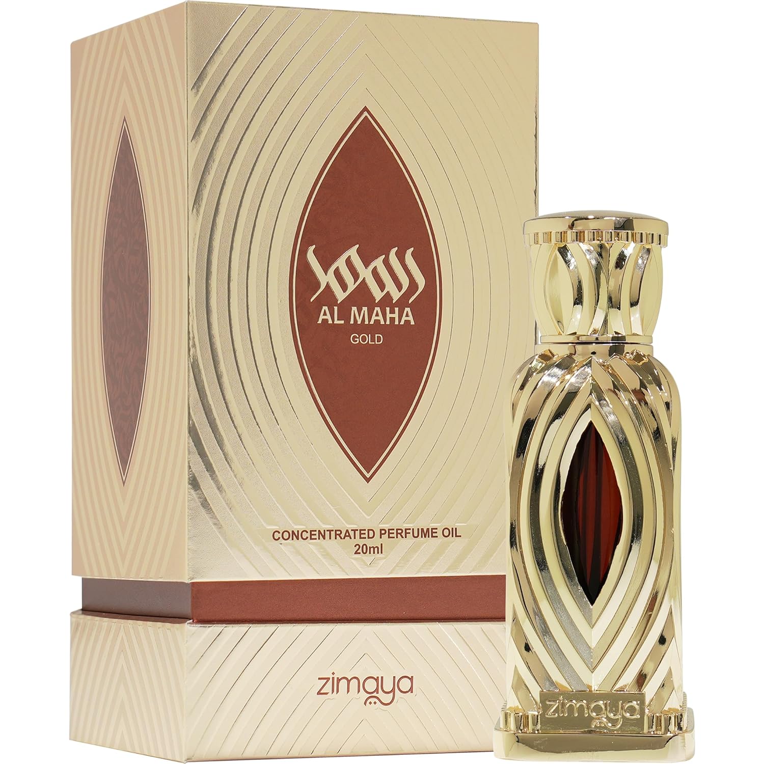 zimaya Maha Gold Unisex Concentrated Perfume Oil, 20ml