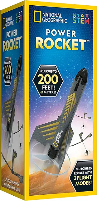 NATIONAL GEOGRAPHIC Rocket Launcher for Kids – Patent-Pending...