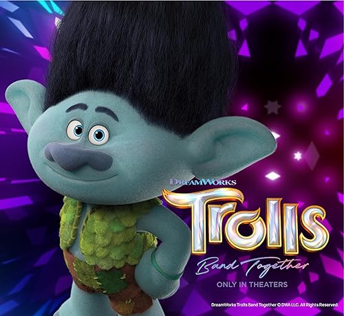 Miniatura 4 de Hally x Trolls Band Together  Color de cabello para niños de 1 día  Tinte de cabello azul rama sin ensuciar  Accesorios para el cabello de Trolls