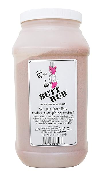 Bad Byron's, Butt Rub Barbecue Seasoning 112 Ounce