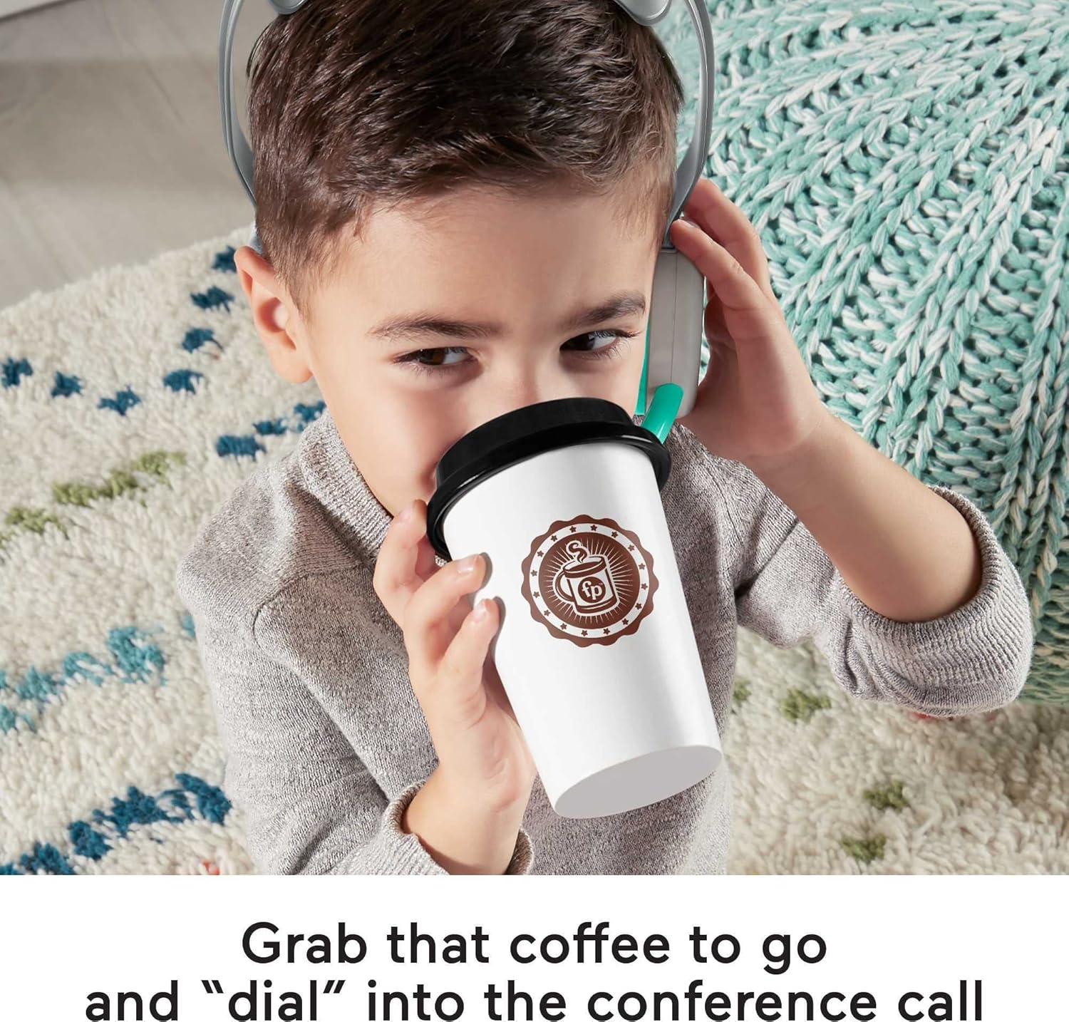 Fisher-Price My Home Office, pretend work station 8-piece play set for preschool kids ages 3 years and up image 3 of 6 B083W12614