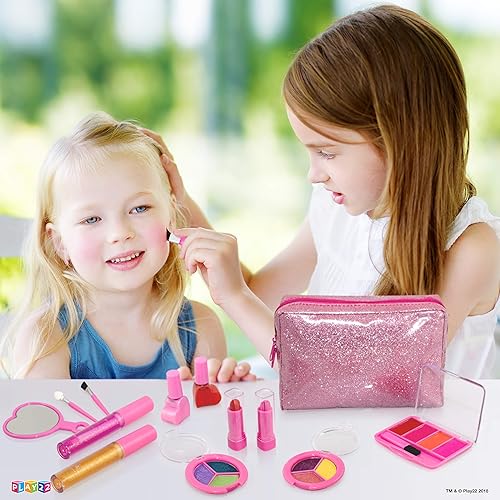 Miniatura 5 de Kit de maquillaje infantil para niña 13 piezas lavables juego de maquillaje infantil - My First Princess Kit de maquillaje incluye colorete brillo