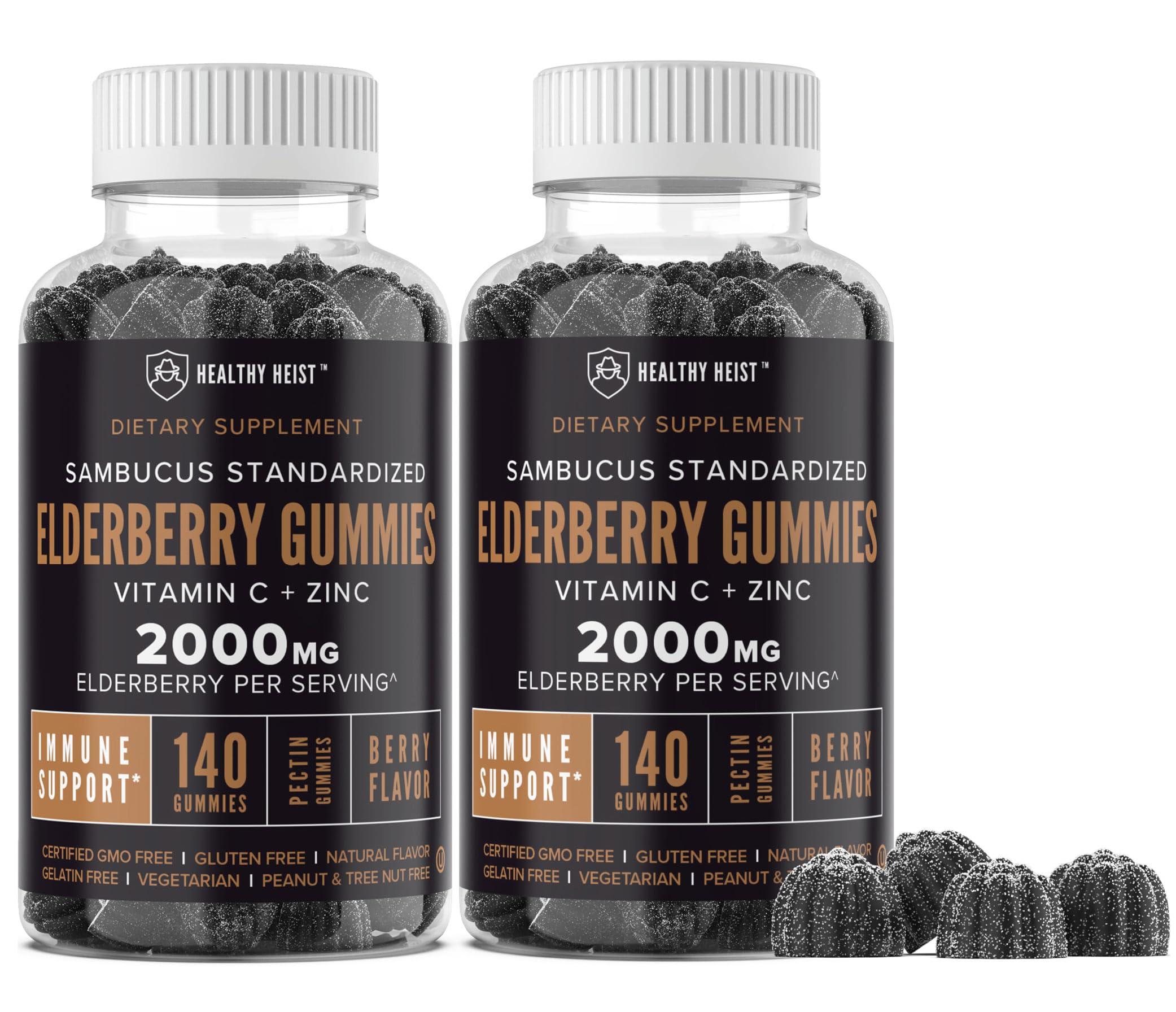 Healthy Heist Sambucus Elderberry Gummies