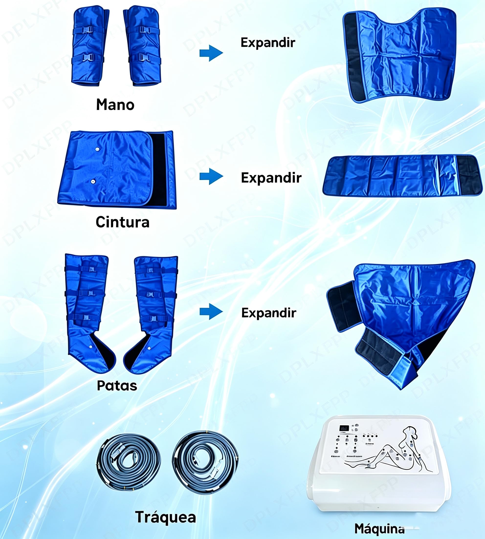 Dispositivo Belleza Adelgazar Y Masaje Drenaje Linfático Cuerpo Completo