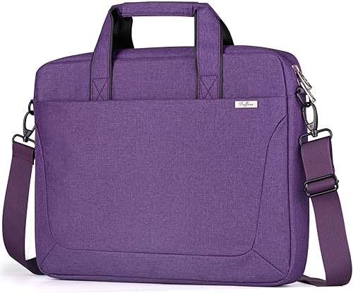 Miniatura 1 de Bolsa de hombro para laptop de 17 a 17.3 pulgadas para hombres y mujeres, bolsa de transporte impermeable para computadora con correa para HP Dell