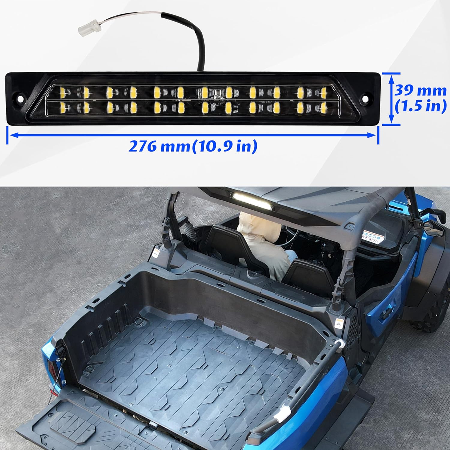 SAUTVS LED Cargo Bed Light for Can Am Commander Trail Sport, Rear Auxiliary Light Bar Accent Tail Light for Can-Am Maverick Trail Sport 2018-2025/Commander 2021-2025 Accessories