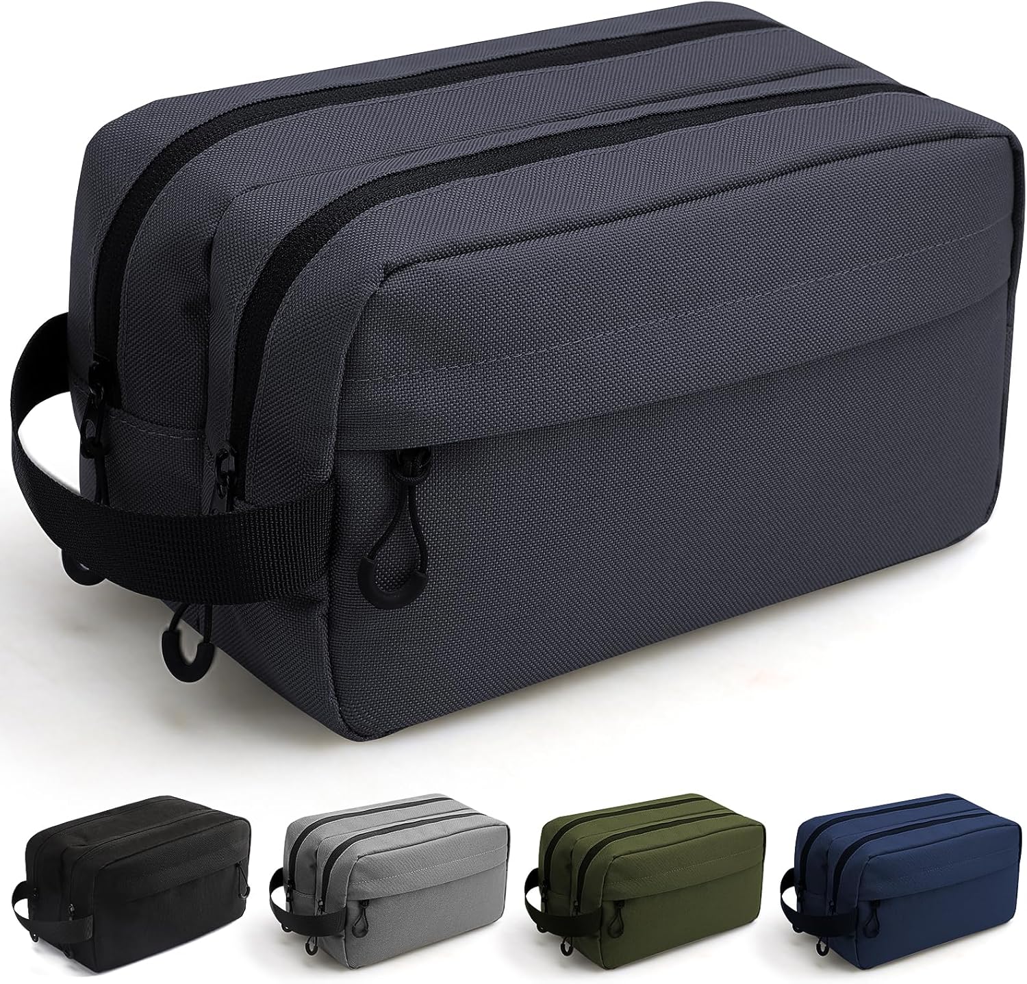 Amazon.com: emissary Men's Travel Toiletry Bag, Water Resistant Travel ...