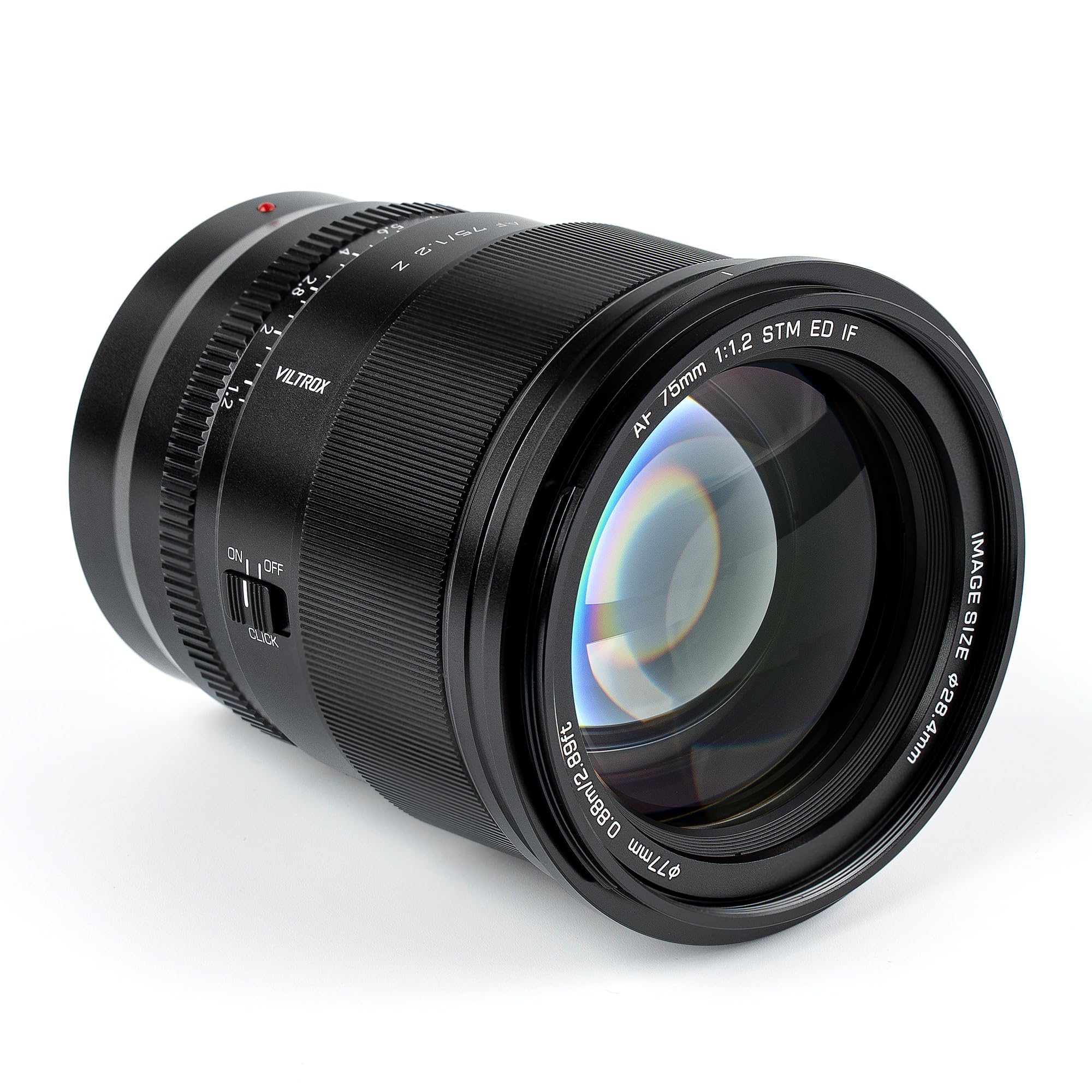 Viltrox 75mm f/1.2 Pro Eper Lente per Nikon Z30 Z50 Zfc Z5 Z6 Z7 Z5II Z6II Z7II Z9 Z8 - Dettaglio