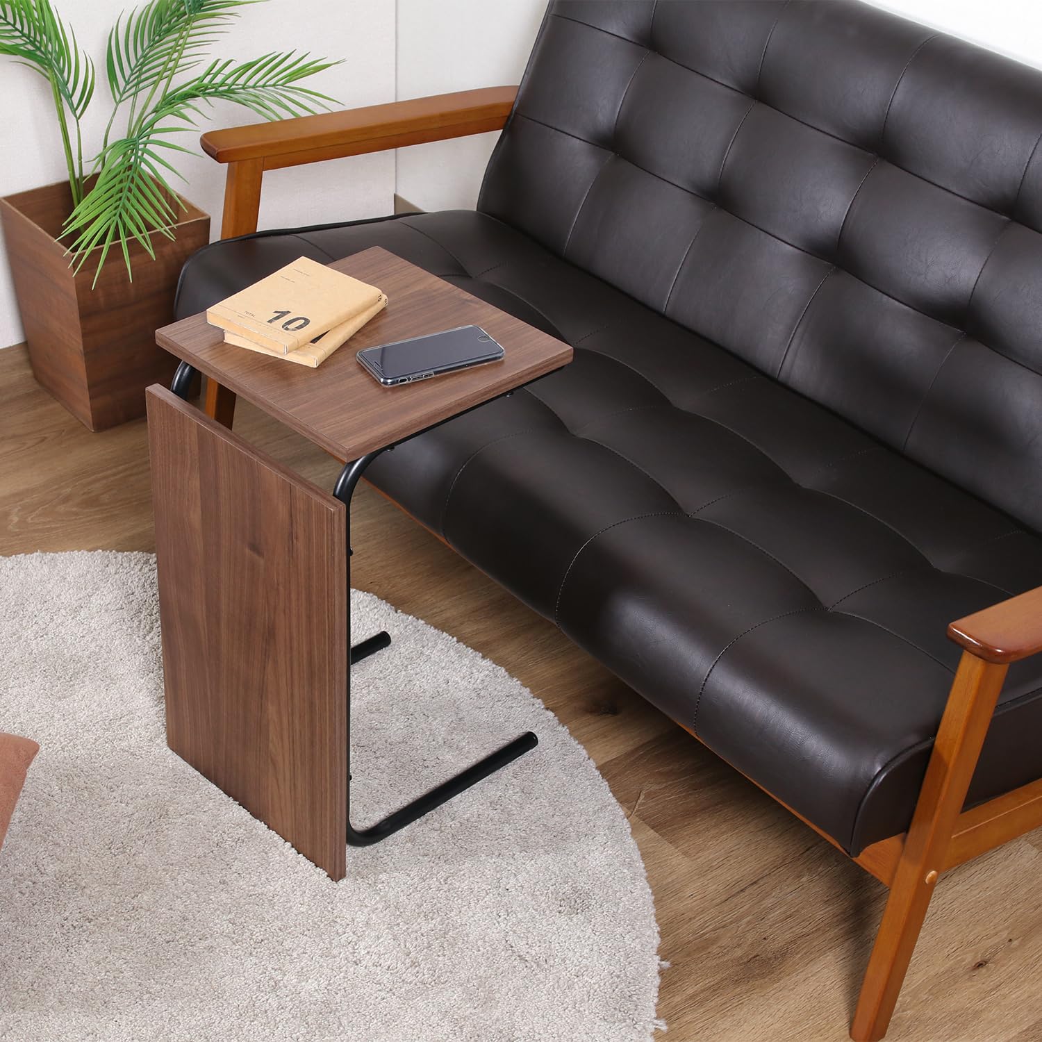 Amazon.co.jp: Fuji Boeki 48376 2-Way Side Table, Small Size (W x D