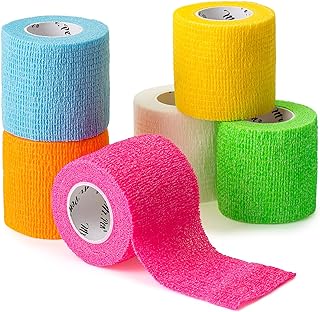 Mr. Pen- Self Adhesive Bandage Wrap, 2" x 5 Yards, 6 Pack