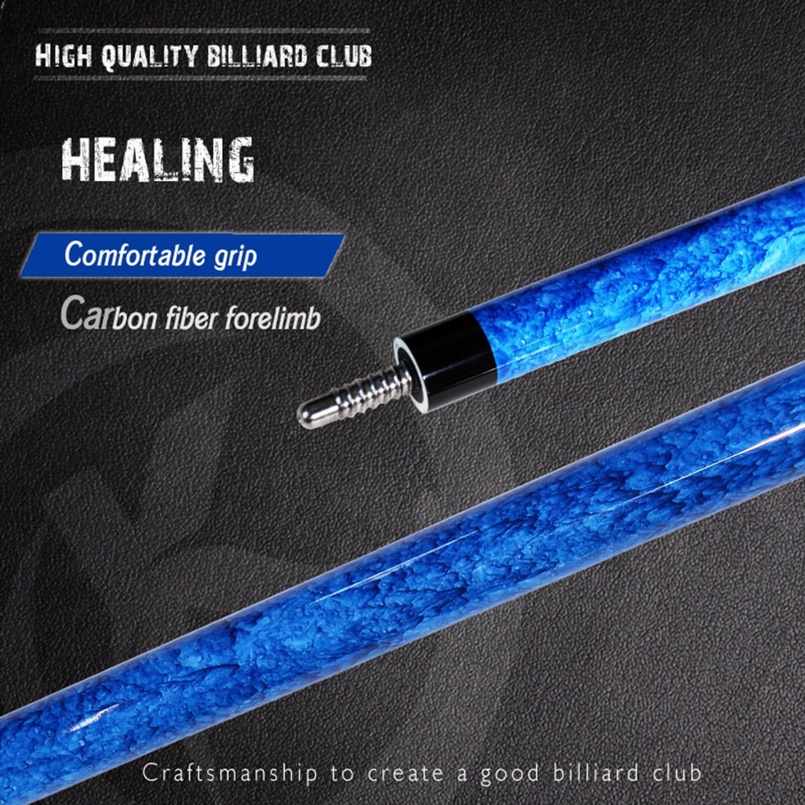 Amazon.co.jp: ビリヤード キュー KHEALING 55.5