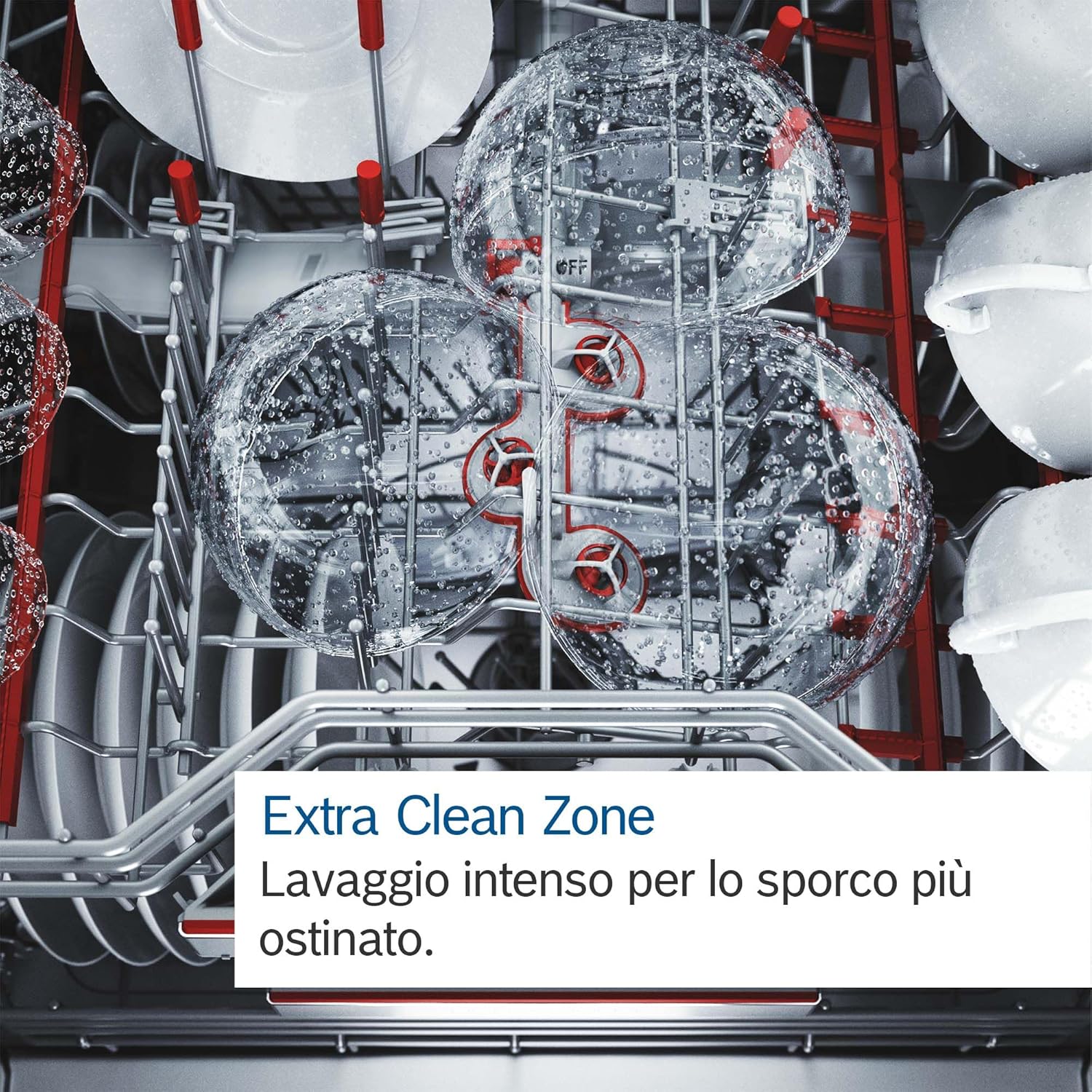 Bosch Elettrodomestici SMV6ECX51E Serie 6 Lavastoviglie a scomparsa totale, 81.5 x 55 x 59.8 cm [Classe di efficienza energetica C]