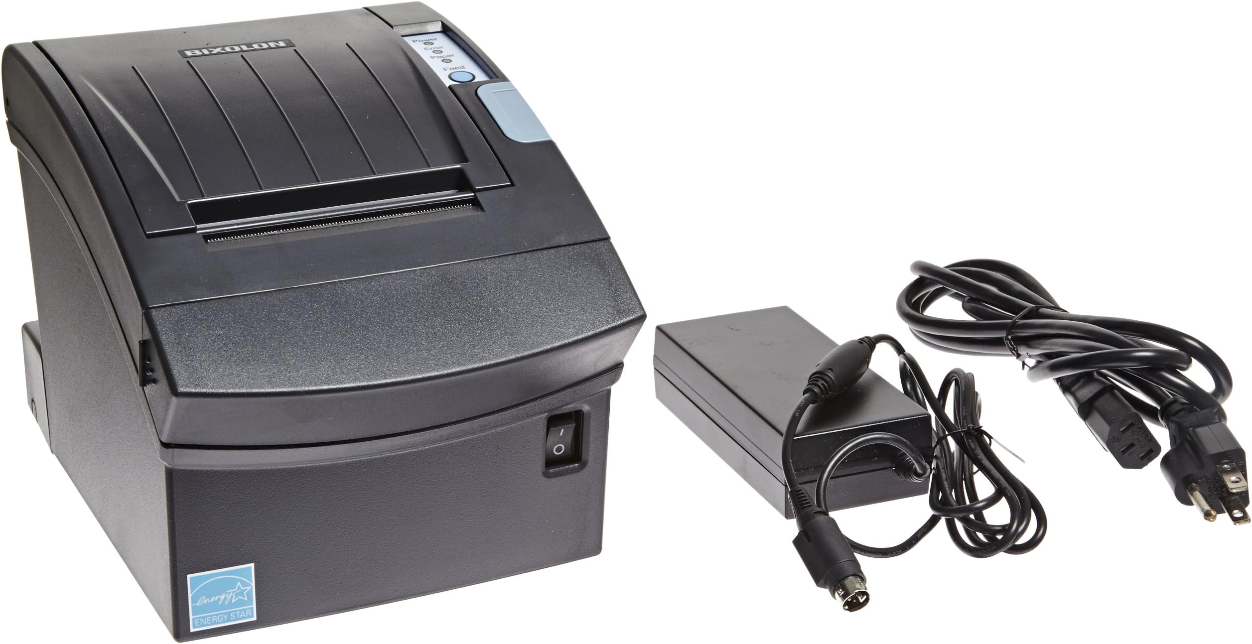 Bixolon SRP-350II Monochrome Desktop Direct Thermal Receipt Printer with Serial Interface, 7.87 in/s Print Speed, 180 dpi Print Resolution, 3" Print Width, 24 VDC, Black