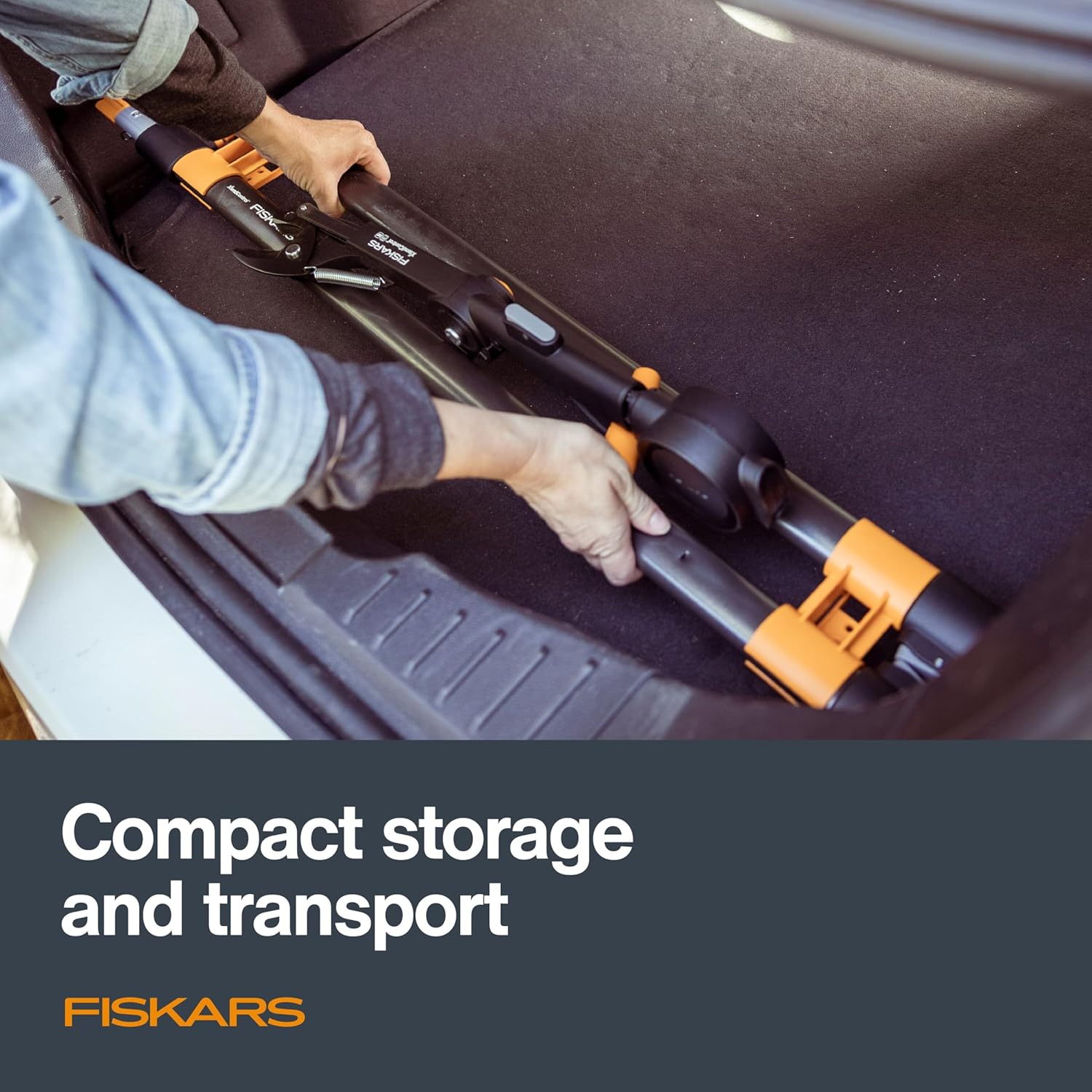 Fiskars XtendControl Extendable Tree Pruner (6 ft), Adjustable Branch Trimmer with 15" X1 Saw with Hand Saw Option, 3-6 ft Extension Pole, and Secure Locking System for Precision Cutting