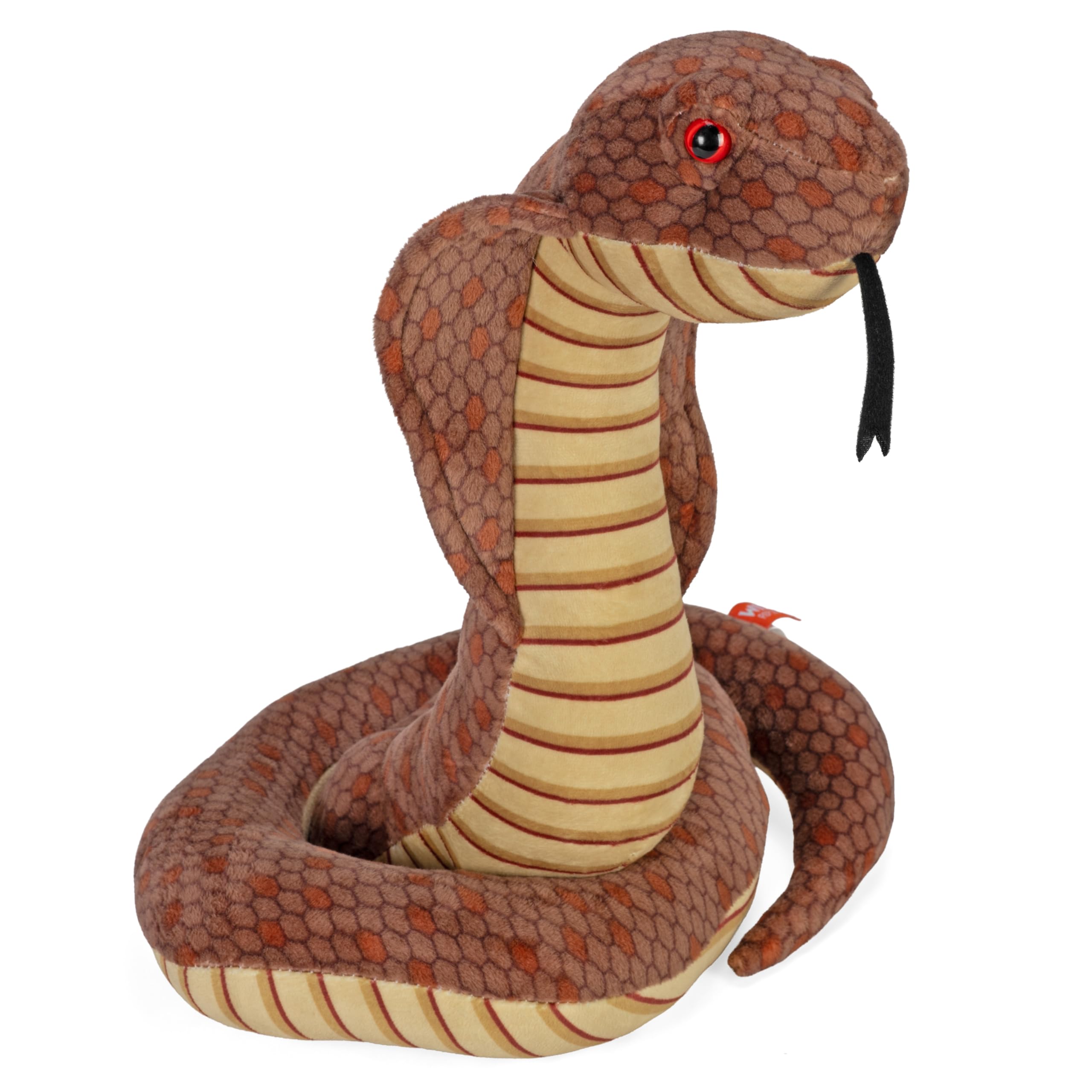 WILD REPUBLIC 12233 Cobra Plush Cuddlekins Cuddly Soft toys, 30 cm
