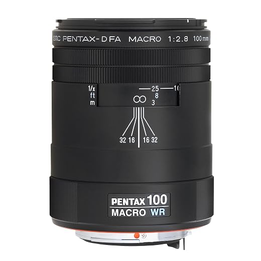 Pentax 100Mm F/2.8 Wr D Fa Smc Macro Lens For Pentax Digital Slr Cameras