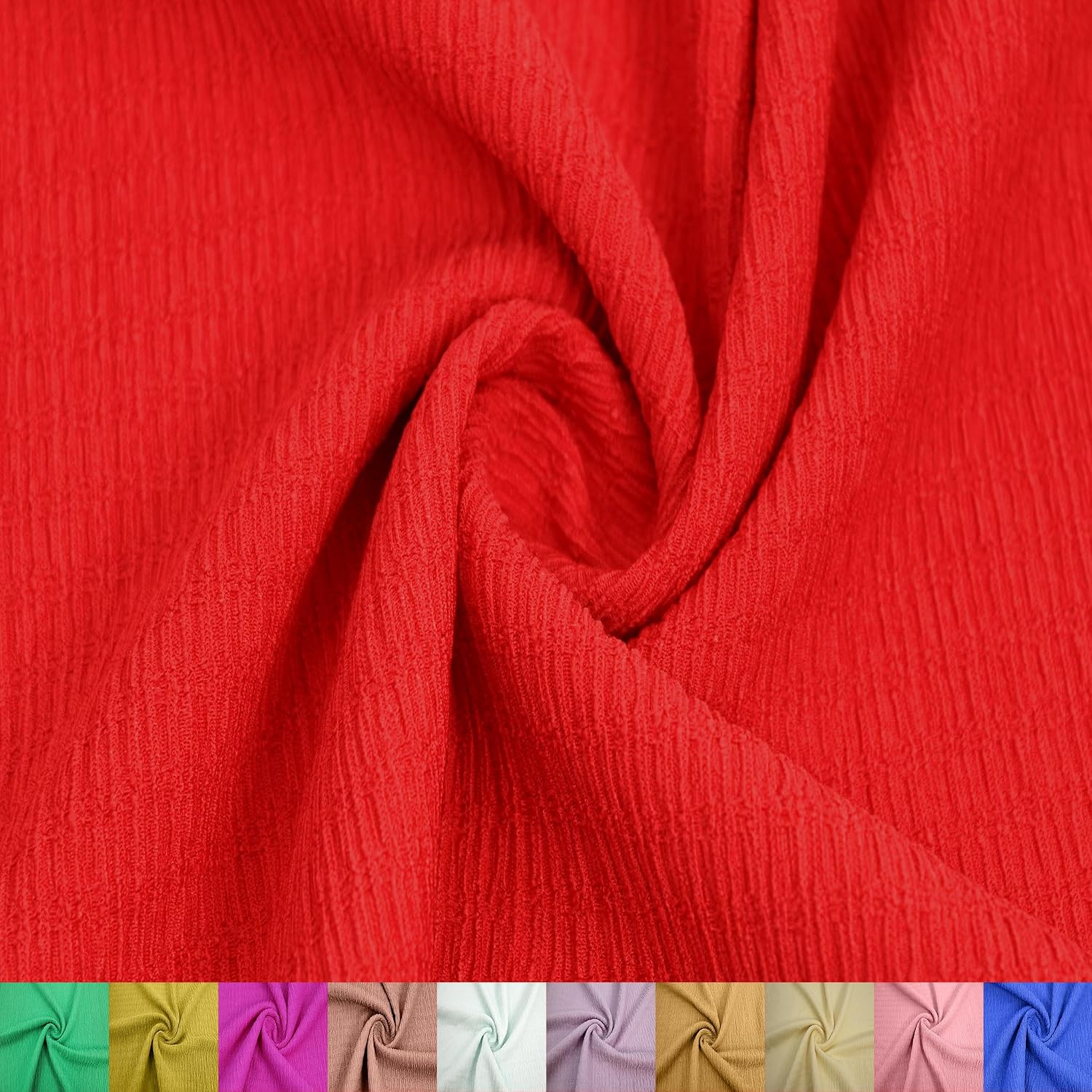 63" Wide Poly Spandex Jacquard Fabric by The Yard - 2-Way Stretch, 155 GSM Mediumweight, Breathable – Apparel, Sweaters, Drapes, Upholstery, Home, Crafts & DIY