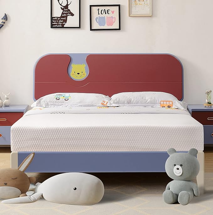 Askme Queen Mattress 6 Inch Memory Foam Mattress Bed in a Box,Firm Cooling Gel Green