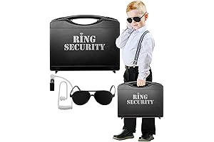 Black Ring Security Wedding Briefcase and Ring Bearer Sunglasses