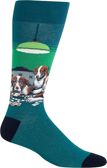 Hot Sox Mens Fun Famous Artist Paintings Crew Socks - 1 Pair Pack - Cool & Artistic Novelty Art Gifts