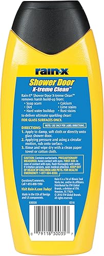 Miniatura 2 de Limpiador de puerta de ducha Rain-X 630035 12 onzas líquidas