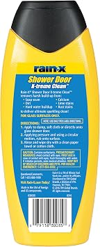 Rain-X 630544 X-Treme Clean Shower Door Cleaner, 12 Fl. Oz, Formulated To Glass Doors - Removes Soap Scum, Dirt, Hard Water Build-up, Calcium, Lime & Rust Stains (Pack of 2)