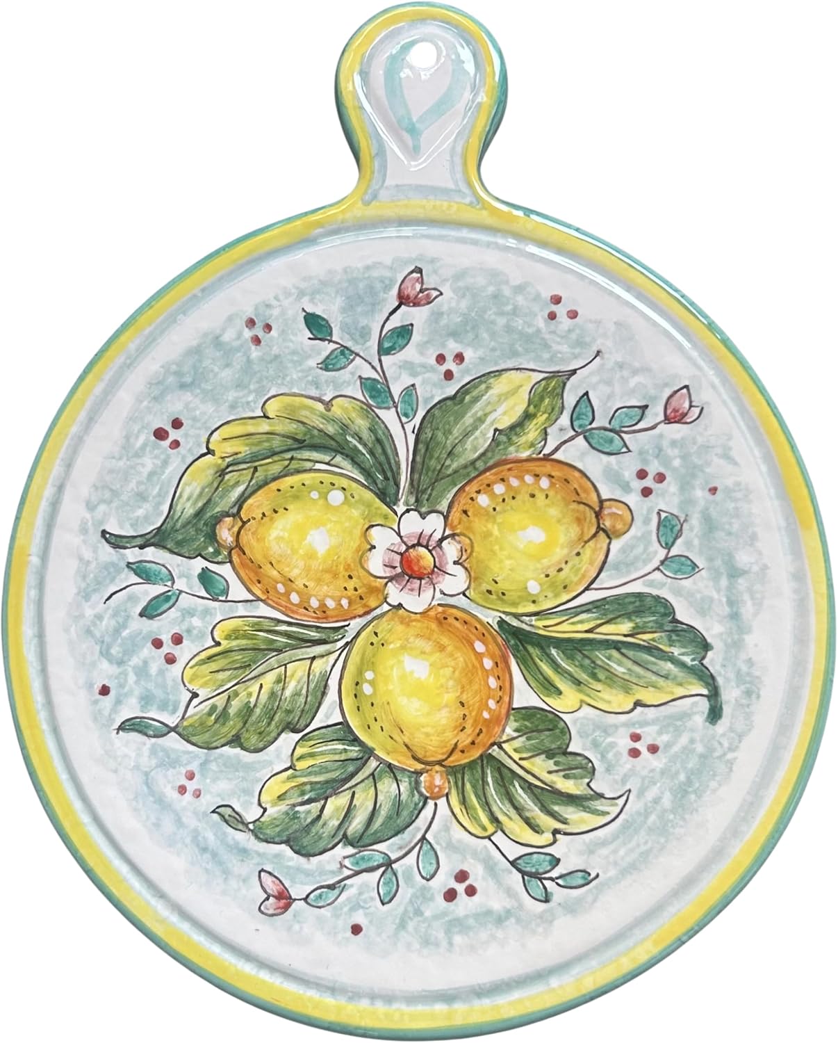 CERAMICHE PARRINI - Italian Ceramic Art Utensil Kitchenware Tile Trivet Pottery Hand Painted Made in Italy Tuscan